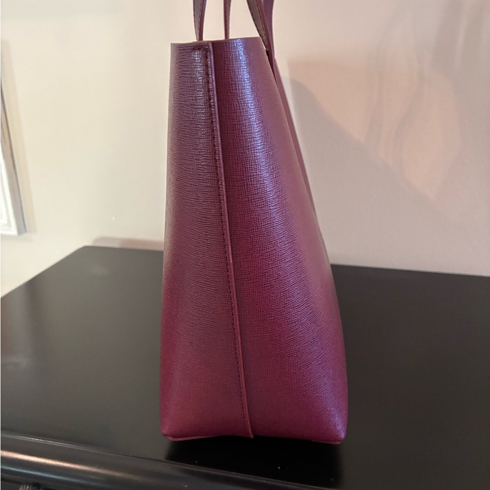 Mansur Gavriel Claret small zip Tote - Picture 7 of 12